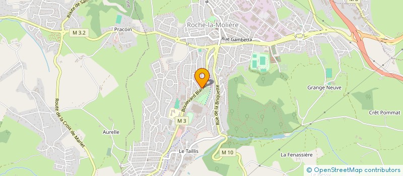 localisation de l'entreprise HARMONIE DES MINEURS DE ROCHE LA MOLIERE  ROCHE-LA-MOLIERE