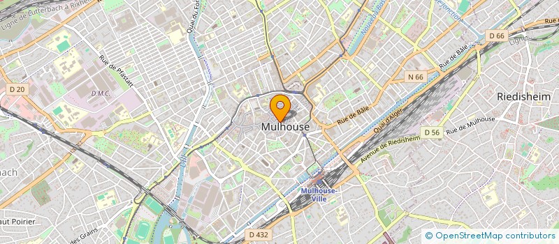 localisation de l'entreprise HARMONIE DES SAVEURS  MULHOUSE