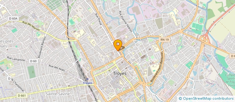 localisation de l'entreprise HARMONIE DES SENS à TROYES