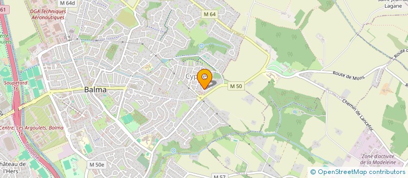 localisation de l'entreprise HARMONIE DES TERNES  BALMA