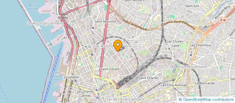 localisation de l'entreprise HARMONIE DIFFUSION à MARSEILLE