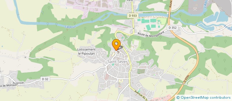 localisation de l'entreprise HARMONIE DU CAP DE GASCOGNE  SAINT-SEVER