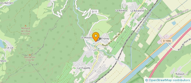 localisation de l'entreprise HARMONIE EN MOUVEMENT  CRUET