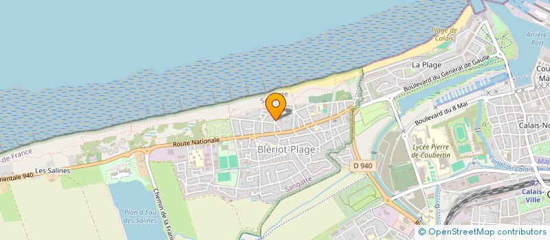 localisation de l'entreprise HARMONIE EQUILIBRE  SANGATTE