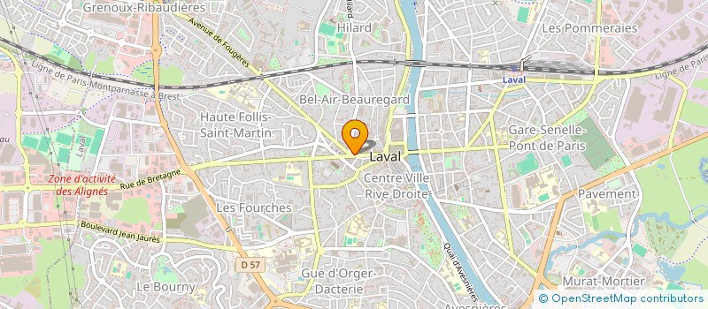 localisation de l'entreprise HARMONIE ESTHETIQUE à LAVAL