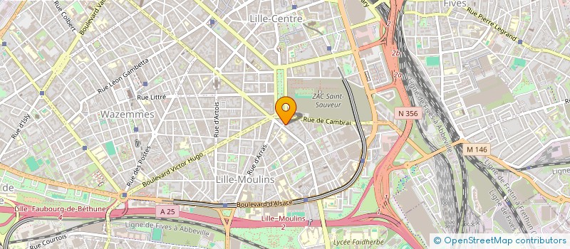 localisation de l'entreprise HARMONIE ET CONSCIENCE CORPORELLE à LILLE