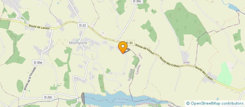 localisation de l'entreprise HARMONIE ET EQUILIBRE  MONTPITOL