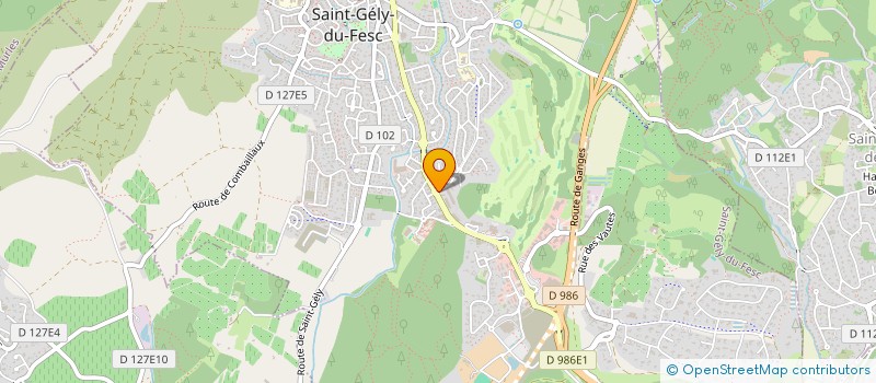localisation de l'entreprise HARMONIE ET PATRIMOINE à SAINT-GELY-DU-FESC
