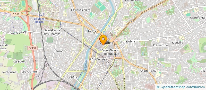 localisation de l'entreprise HARMONIE ET PROSPERITE  LE MANS