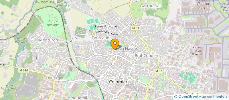 localisation de l'entreprise HARMONIE ET SANTE à COLOMIERS