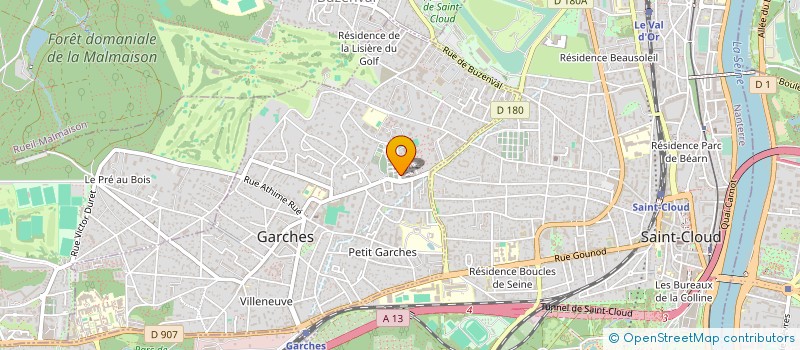 localisation de l'entreprise HARMONIE ET SENTEURS à GARCHES
