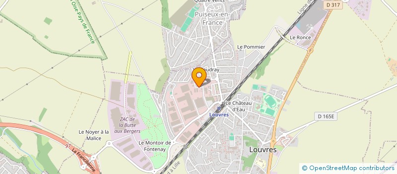 localisation de l'entreprise HARMONIE EXPRESS  LOUVRES