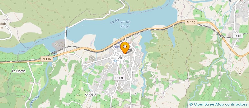 localisation de l'entreprise HARMONIE FANFARE DE VINCA  JOCH