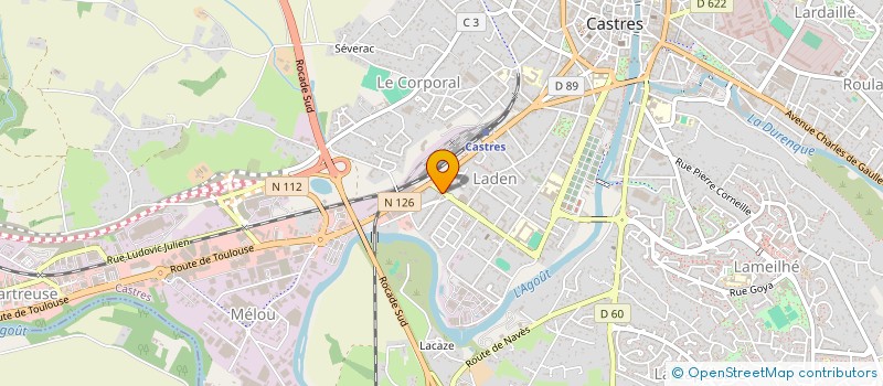 localisation de l'entreprise HARMONIE FANTASIA  CASTRES