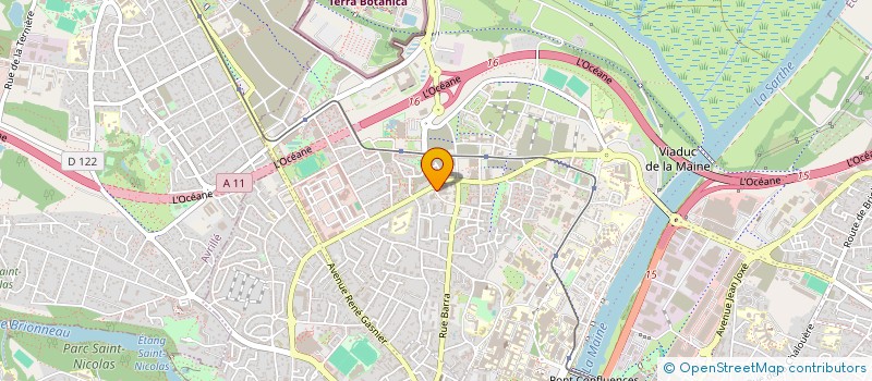 localisation de l'entreprise HARMONIE FITNESS à ANGERS