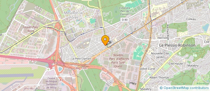 localisation de l'entreprise HARMONIE FLORALE DES DOUCEURS à CLAMART