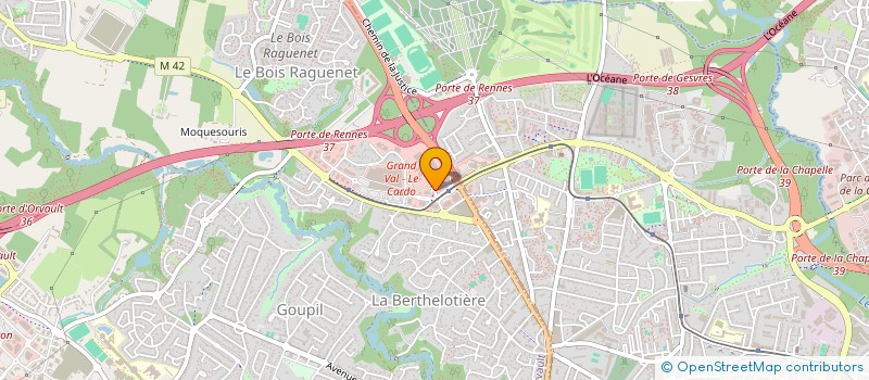 localisation de l'entreprise HARMONIE FORMATION à ORVAULT