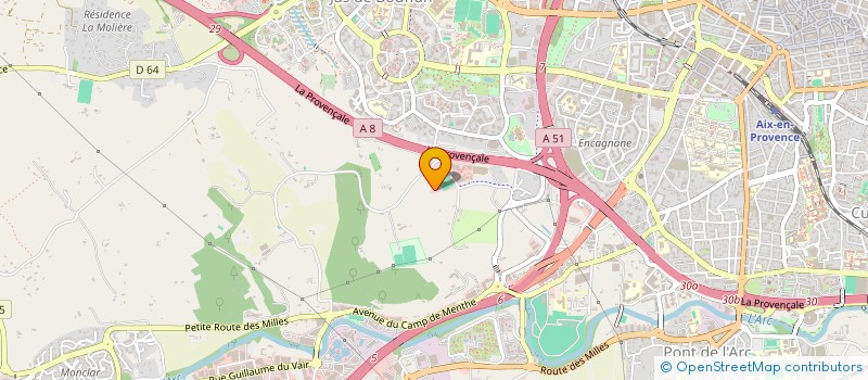 localisation de l'entreprise HARMONIE GYM ET NATURE  AIX EN PROVENCE