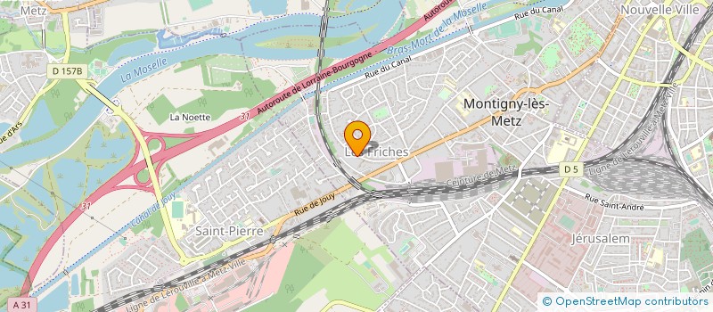 localisation de l'entreprise HARMONIE HABITAT à MONTIGNY-LES-METZ