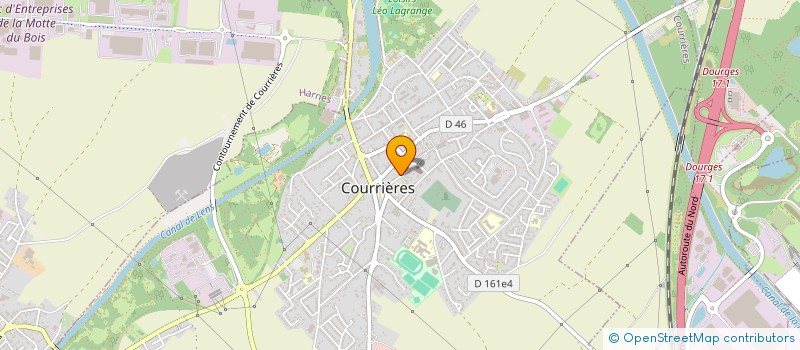 localisation de l'entreprise HARMONIE HILARITER à COURRIERES