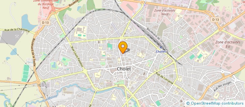 localisation de l'entreprise HARMONIE II  CHOLET
