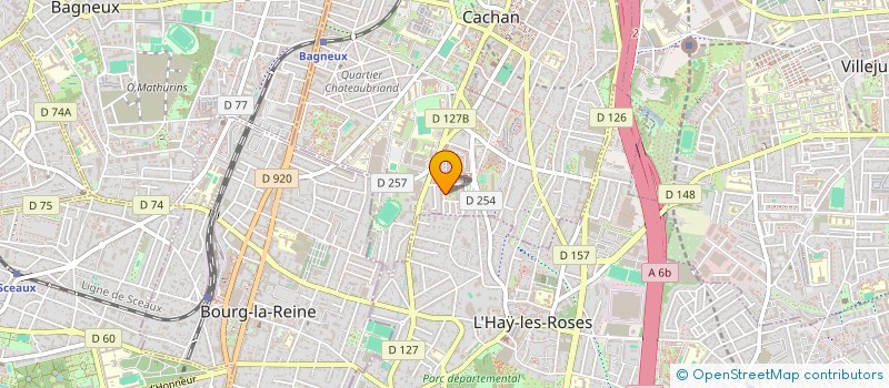 localisation de l'entreprise HARMONIE IMPERIALE  CACHAN