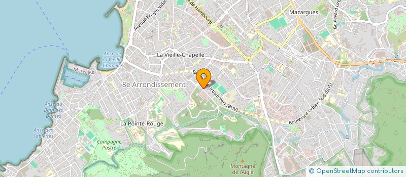 localisation de l'entreprise HARMONIE INSTITUT à MARSEILLE