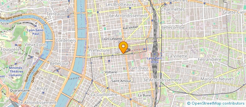 localisation de l'entreprise HARMONIE INTERGENERATIONNELLE DU RHONE  LYON