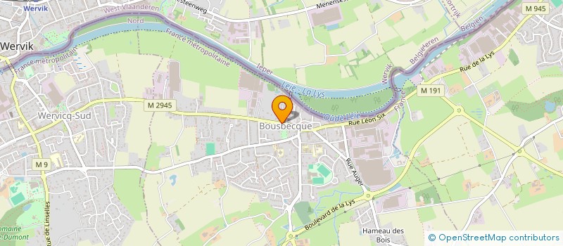 localisation de l'entreprise HARMONIE INTERIEURE  BOUSBECQUE