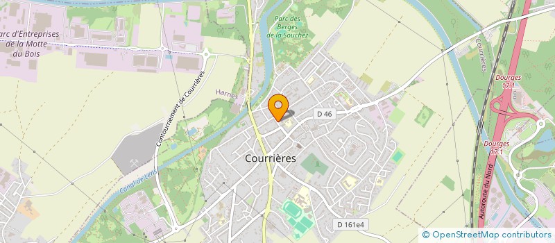 localisation de l'entreprise HARMONIE L'UNION FAIT LA FORCE à COURRIERES
