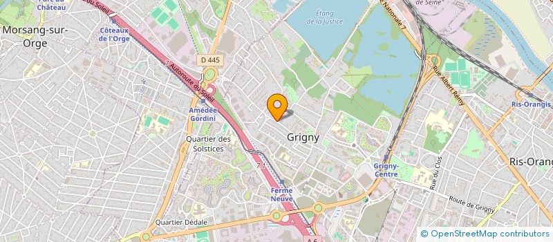 localisation de l'entreprise HARMONIE-LA à GRIGNY
