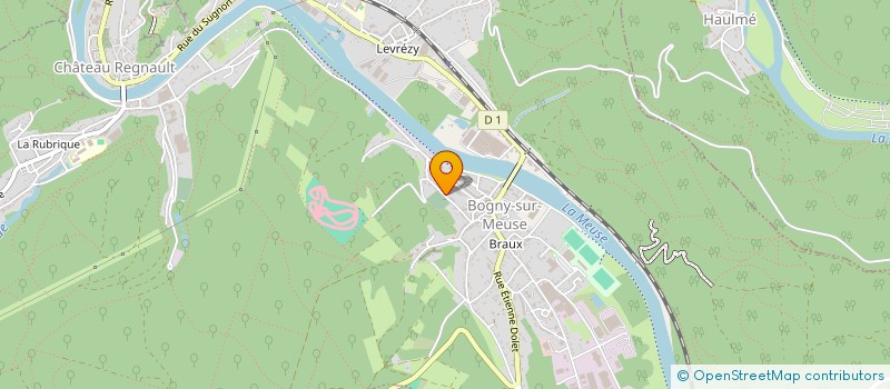 localisation de l'entreprise HARMONIE LES AMIS REUNIS DE BOGNY SUR MEUSE  BOGNY-SUR-MEUSE