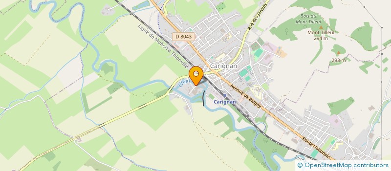 localisation de l'entreprise HARMONIE LES ENFANTS D'YVOIS  CARIGNAN