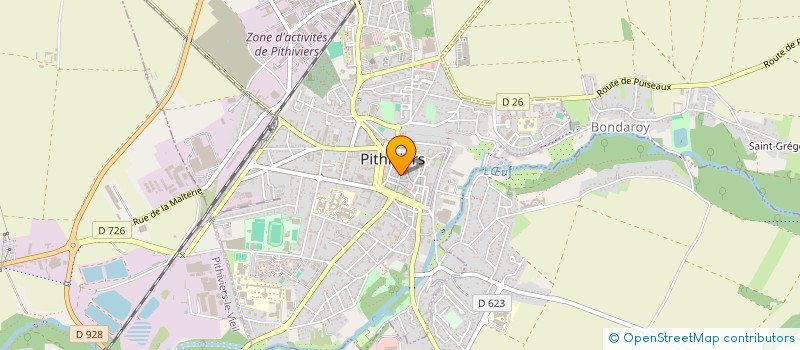 localisation de l'entreprise HARMONIE LIGNE à PITHIVIERS