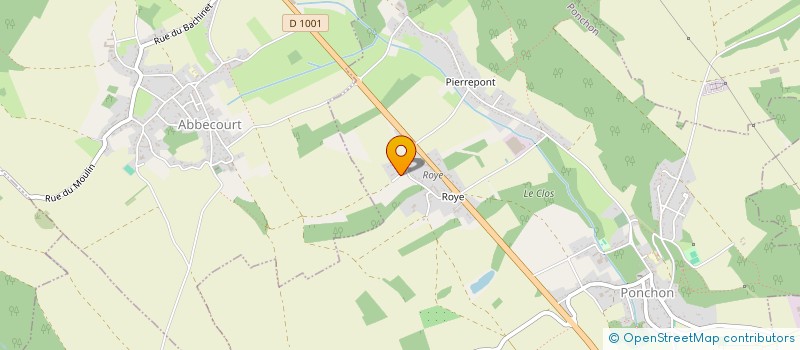 localisation de l'entreprise HARMONIE LIVE  PONCHON