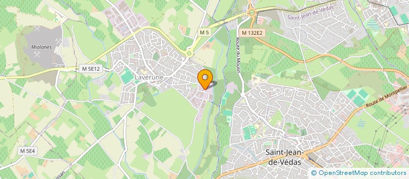 localisation de l'entreprise HARMONIE-LOISIRS  LAVERUNE