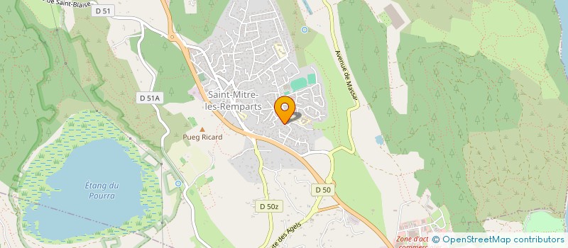 localisation de l'entreprise HARMONIE MOBILIER DECORATION H M D SA  SAINT-MITRE-LES-REMPARTS