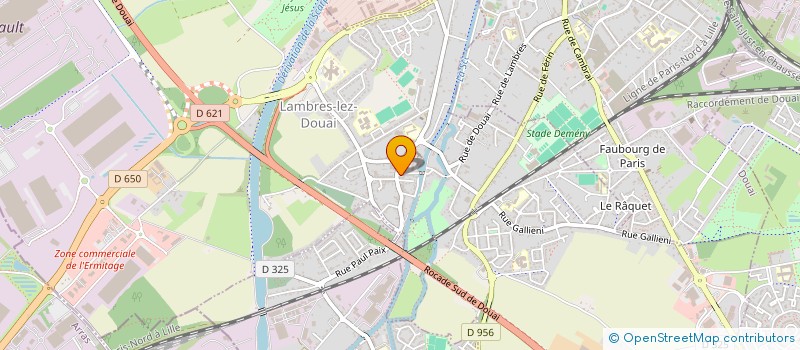 localisation de l'entreprise HARMONIE MUNICIP LAMBRES DOUAI  LAMBRES-LEZ-DOUAI