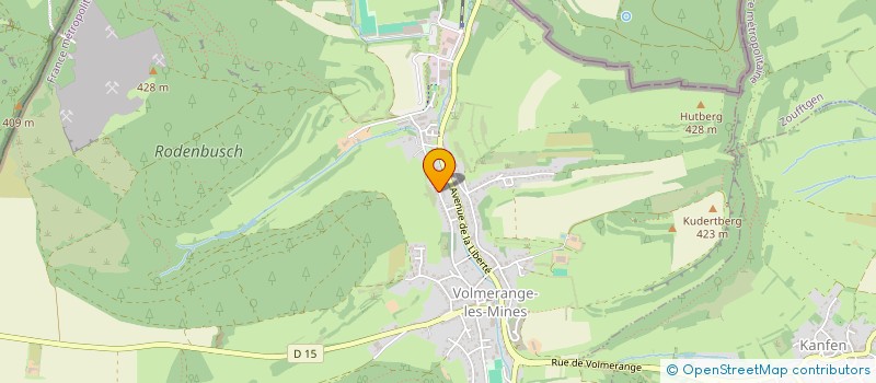 localisation de l'entreprise HARMONIE MUNICIPALE  VOLMERANGE-LES-MINES