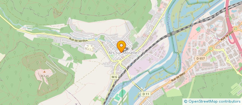 localisation de l'entreprise HARMONIE MUNICIPALE à ARS-SUR-MOSELLE