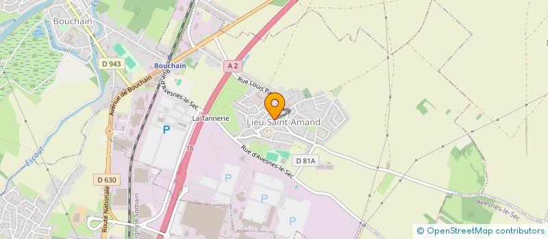 localisation de l'entreprise HARMONIE MUNICIPALE  LIEU-SAINT-AMAND