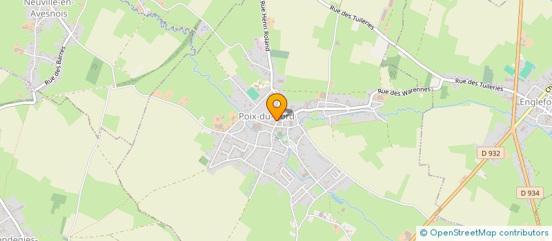 localisation de l'entreprise HARMONIE MUNICIPALE  POIX-DU-NORD