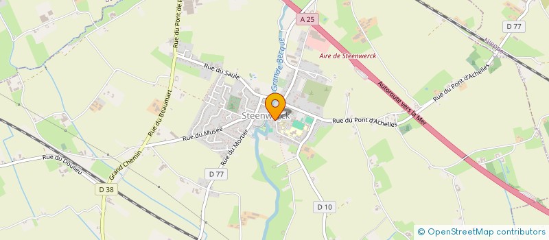 localisation de l'entreprise HARMONIE MUNICIPALE  STEENWERCK