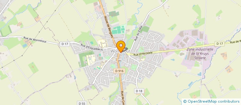 localisation de l'entreprise HARMONIE MUNICIPALE  WORMHOUT