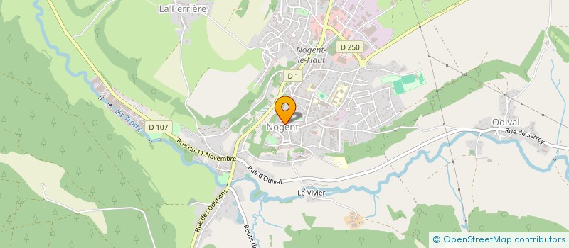 localisation de l'entreprise HARMONIE MUNICIPALE à NOGENT