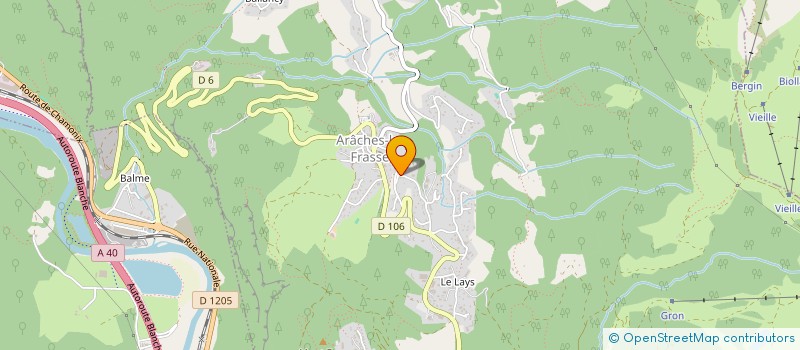 localisation de l'entreprise HARMONIE MUNICIPALE D ARACHES LA FRASSE  ARACHES-LA-FRASSE