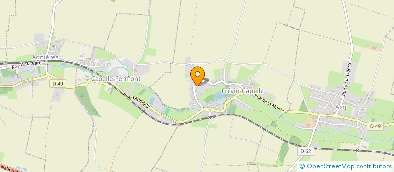 localisation de l'entreprise HARMONIE MUNICIPALE D'AUBIGNY EN ARTOIS  AUBIGNY-EN-ARTOIS