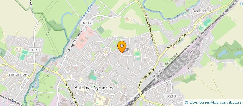 localisation de l'entreprise HARMONIE MUNICIPALE D AULNOYE AYMERIES à AULNOYE-AYMERIES