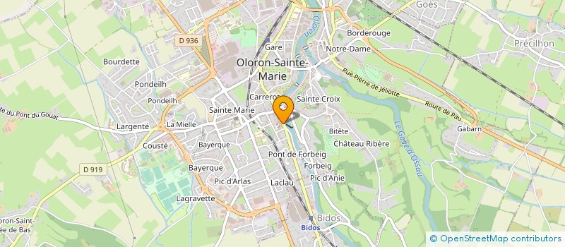 localisation de l'entreprise HARMONIE MUNICIPALE D'OLORON à OLORON-SAINTE-MARIE