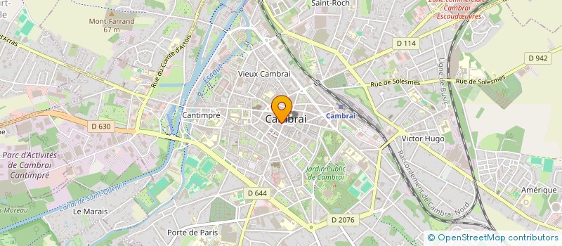 localisation de l'entreprise HARMONIE MUNICIPALE DE CAMBRAI  CAMBRAI